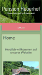 Mobile Screenshot of pension-huberhof.de