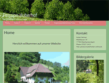 Tablet Screenshot of pension-huberhof.de